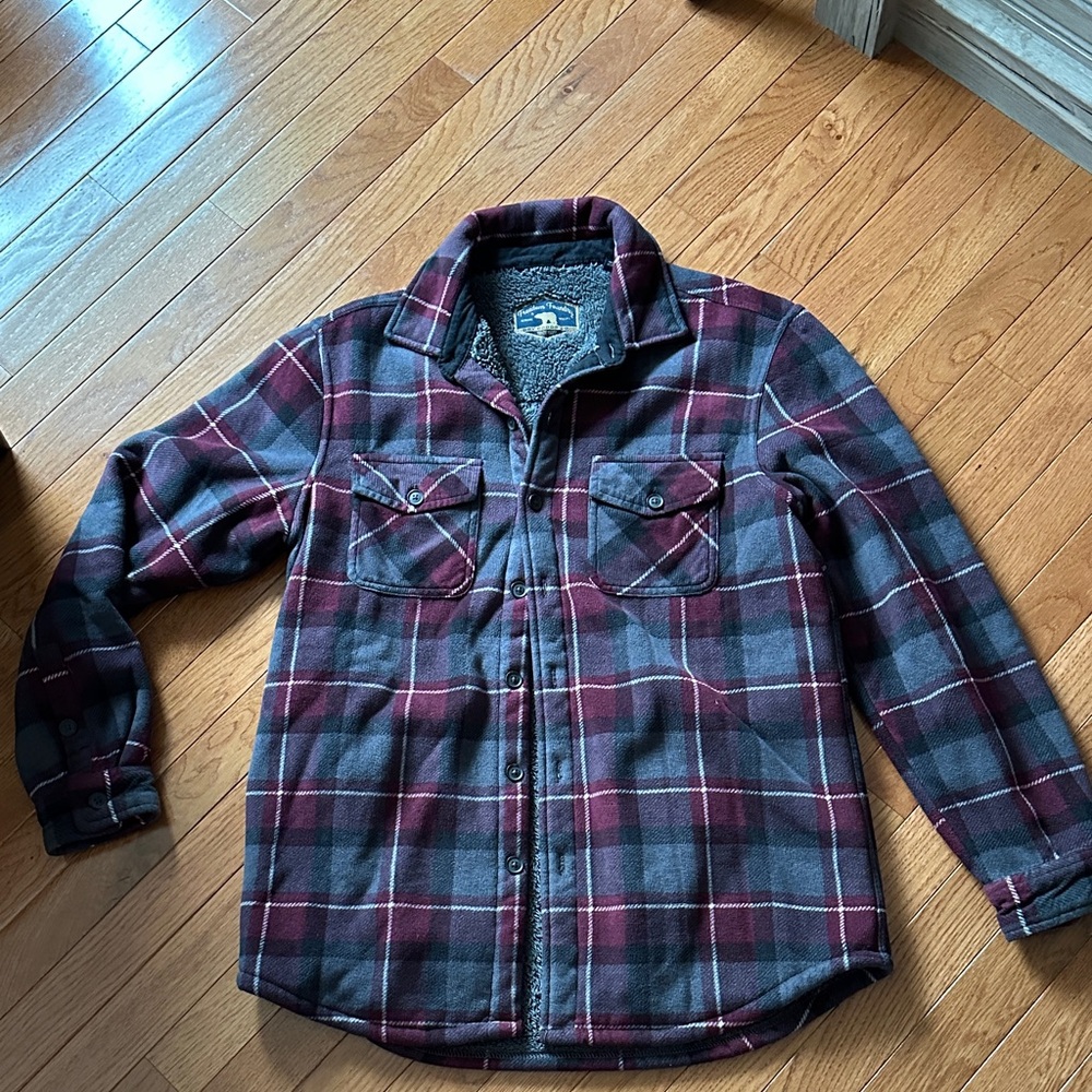 Plaid Women's Jacket - Red and Gray